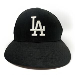 Authentic ALD Aime Leon Dore Los Angeles Dodgers Fitted Hat Black Size 7-1/8